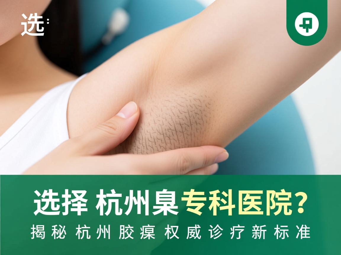 选择杭州腋臭专科医院？揭秘杭州腋臭专科的权威诊疗新标准