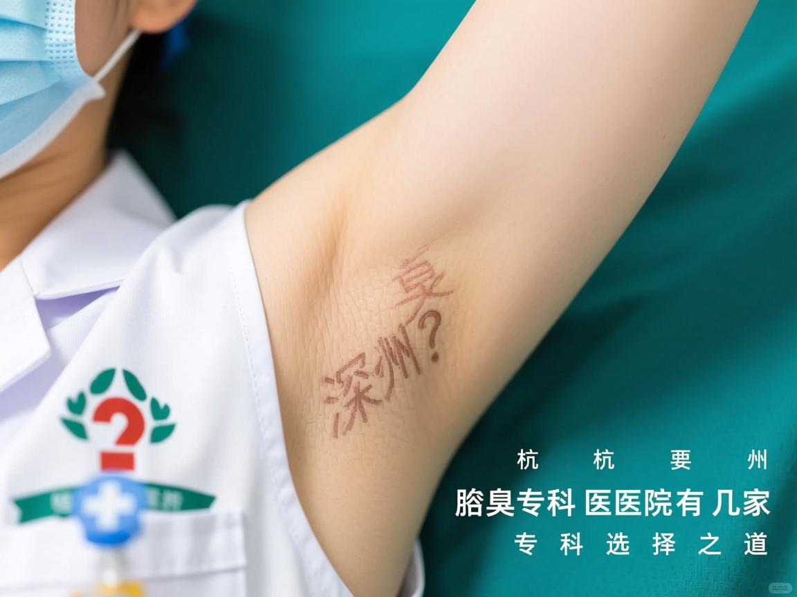 杭州腋臭专科医院有几家？深度解析杭州腋臭专科的选择之道