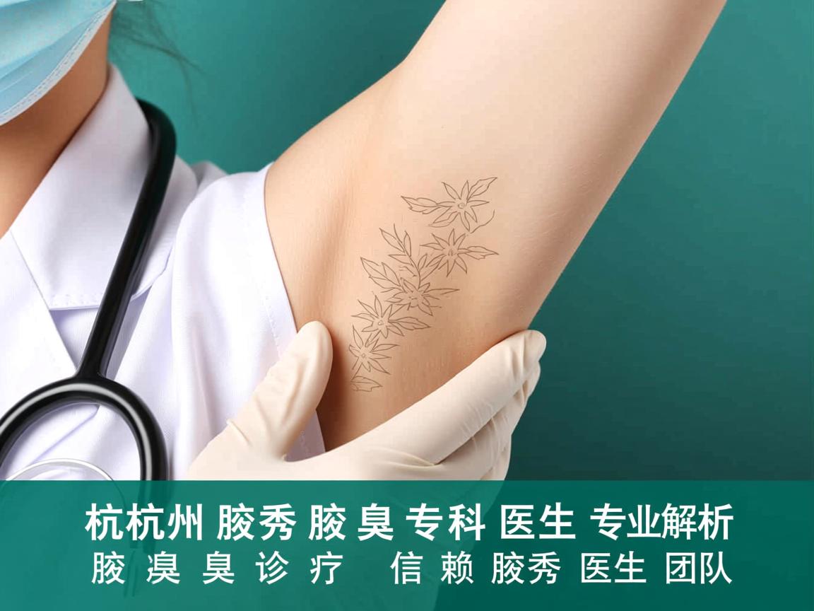 杭州腋秀腋臭专科医生专业解析，腋臭诊疗，信赖腋秀医生团队
