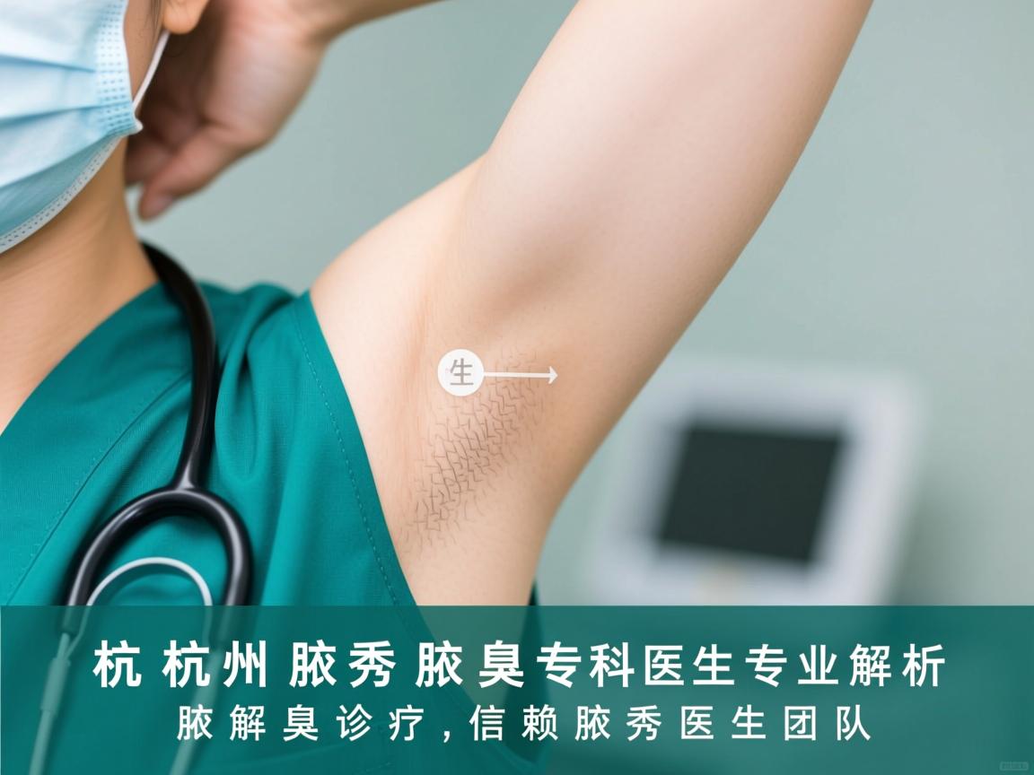 杭州腋秀腋臭专科医生专业解析，腋臭诊疗，信赖腋秀医生团队