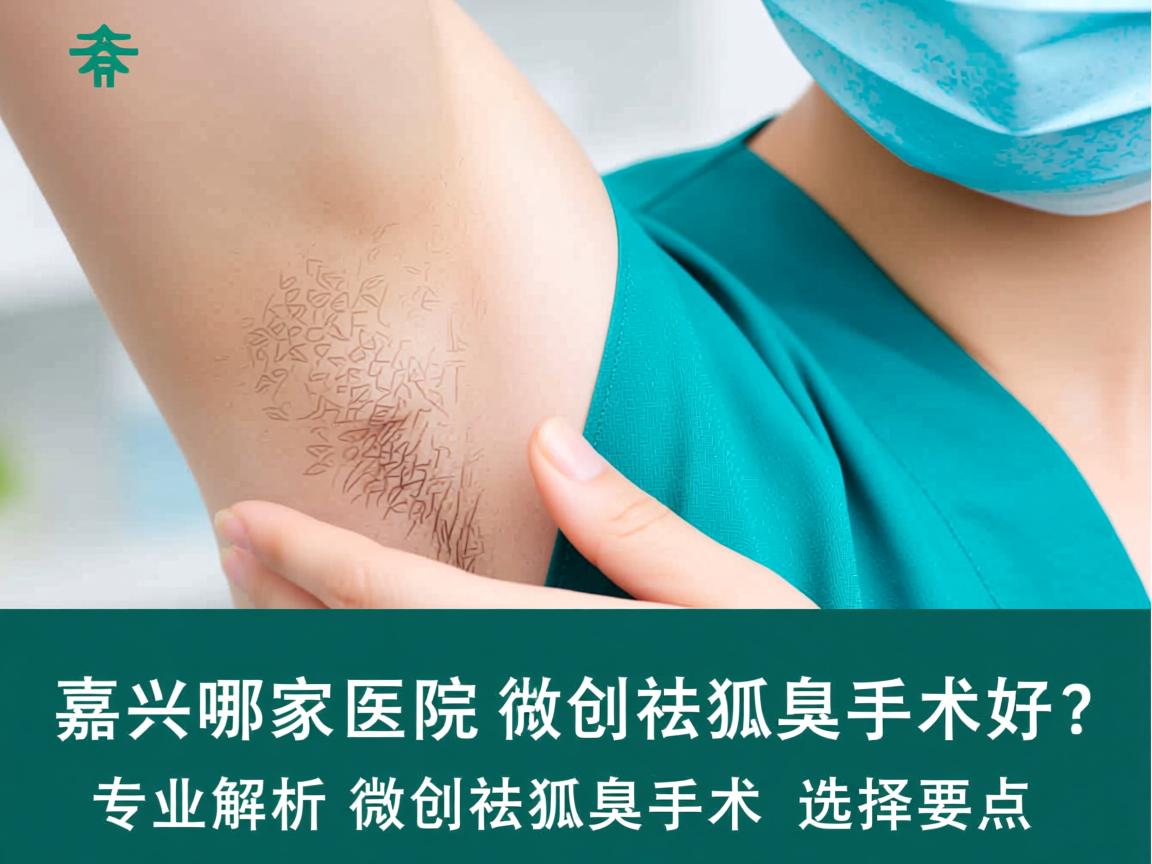 嘉兴哪家医院做微创祛狐臭手术好？专业解析微创祛狐臭手术选择要点