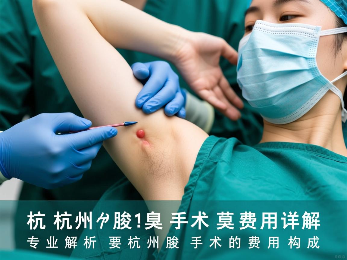 杭州腋臭手术费用详解，专业解析杭州腋臭手术的费用构成