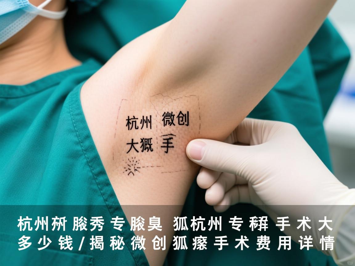 杭州腋秀腋臭专科解析,杭州微创狐臭手术大概多少钱,揭秘微创狐臭手术费用详情 杭州腋秀腋臭专科解析,杭州微创狐臭手术大概多少钱,揭秘微创狐臭手术费用详情