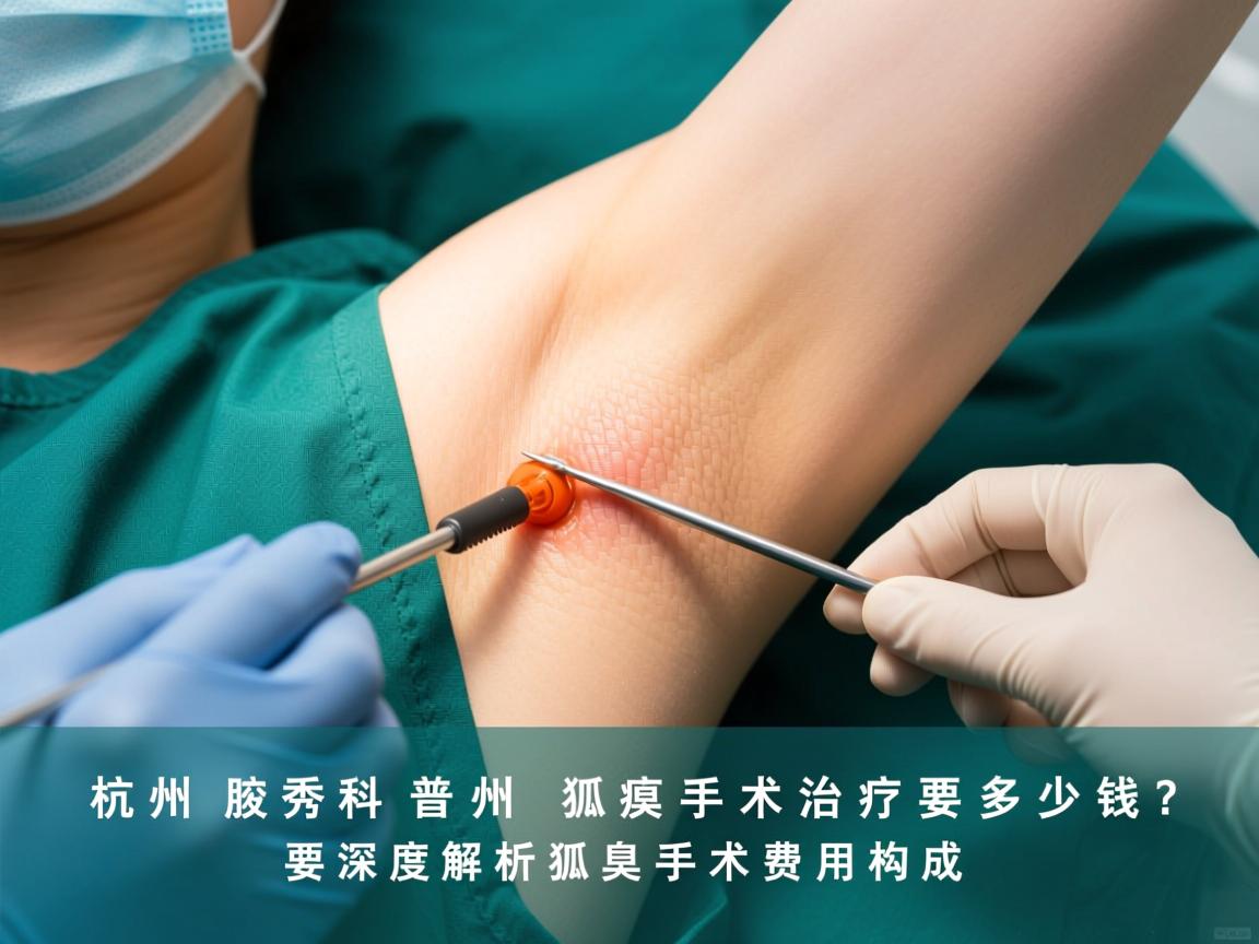杭州腋秀科普，杭州狐臭手术治疗要多少钱？深度解析狐臭手术费用构成
