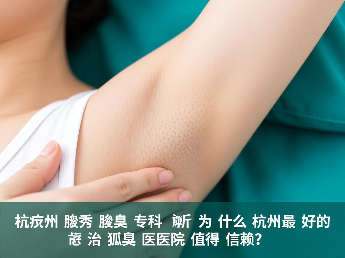 杭州腋秀腋臭专科解析，为什么杭州最好的治狐臭医院值得信赖？