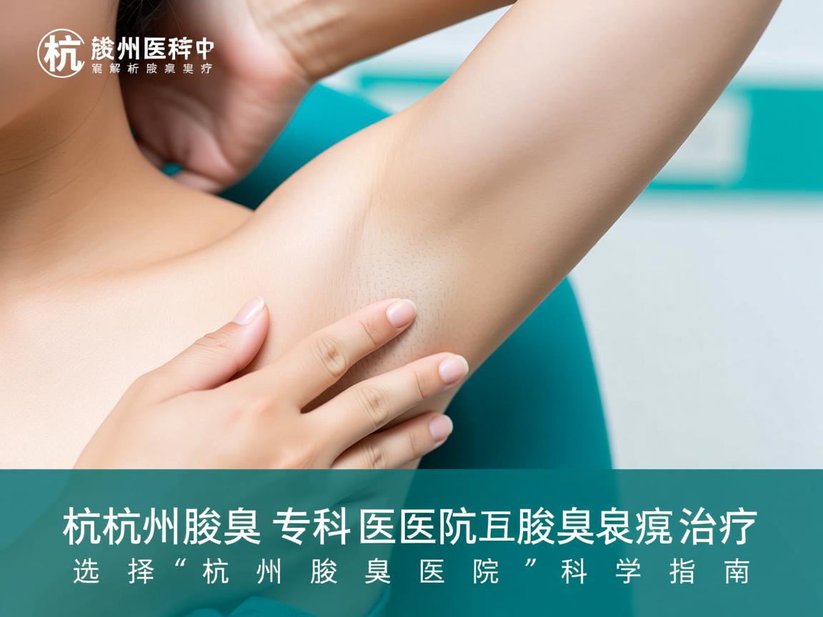 杭州腋臭专科医院解析腋臭治疗，选择杭州腋臭医院的科学指南