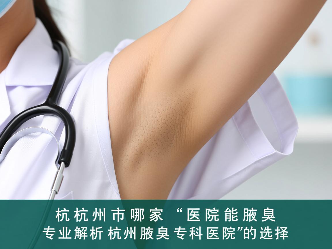 杭州市哪家医院能腋臭，专业解析杭州腋臭专科医院的选择