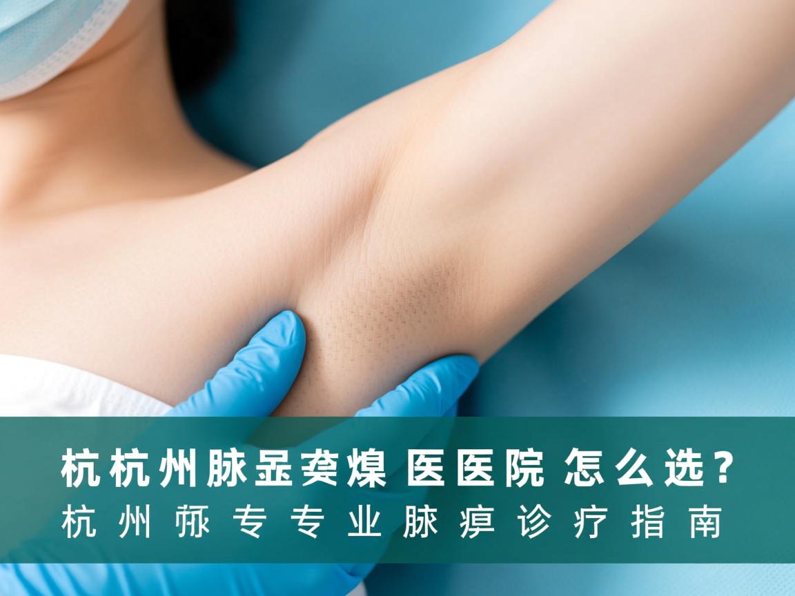 杭州腋臭医院怎么选？杭州专业腋臭诊疗指南