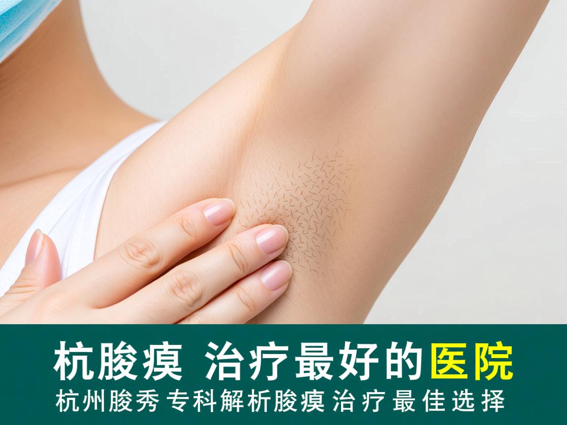 杭州腋臭治疗最好的医院，杭州腋秀专科解析腋臭治疗最佳选择