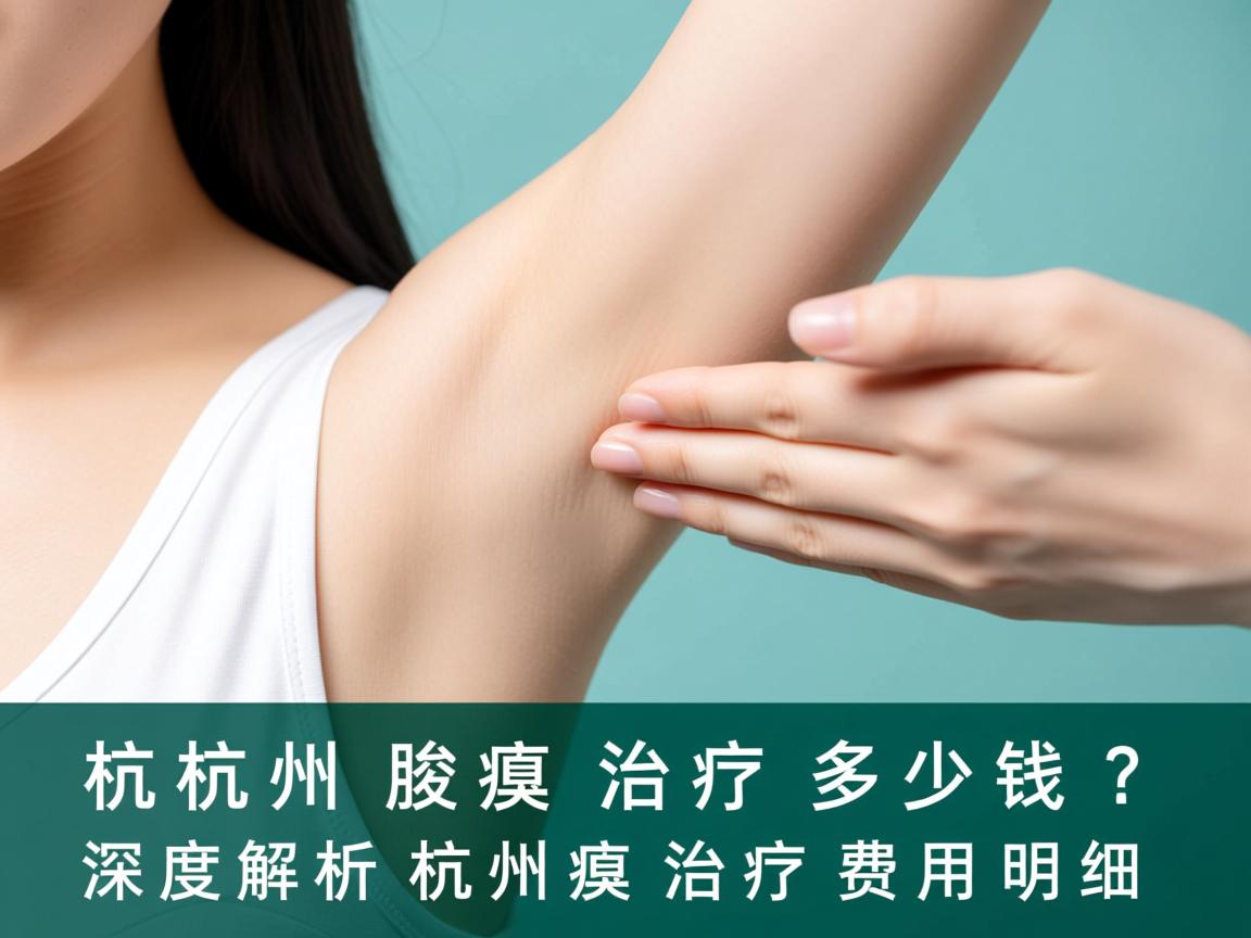 杭州腋臭治疗多少钱？深度解析杭州腋臭治疗费用明细