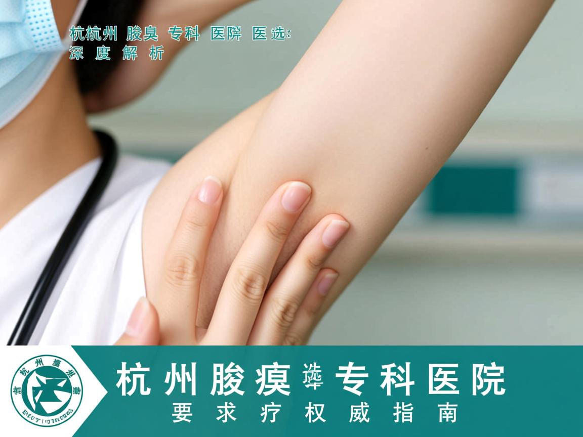 杭州腋臭专科医院深度解析，选择杭州腋臭专科医院的权威指南