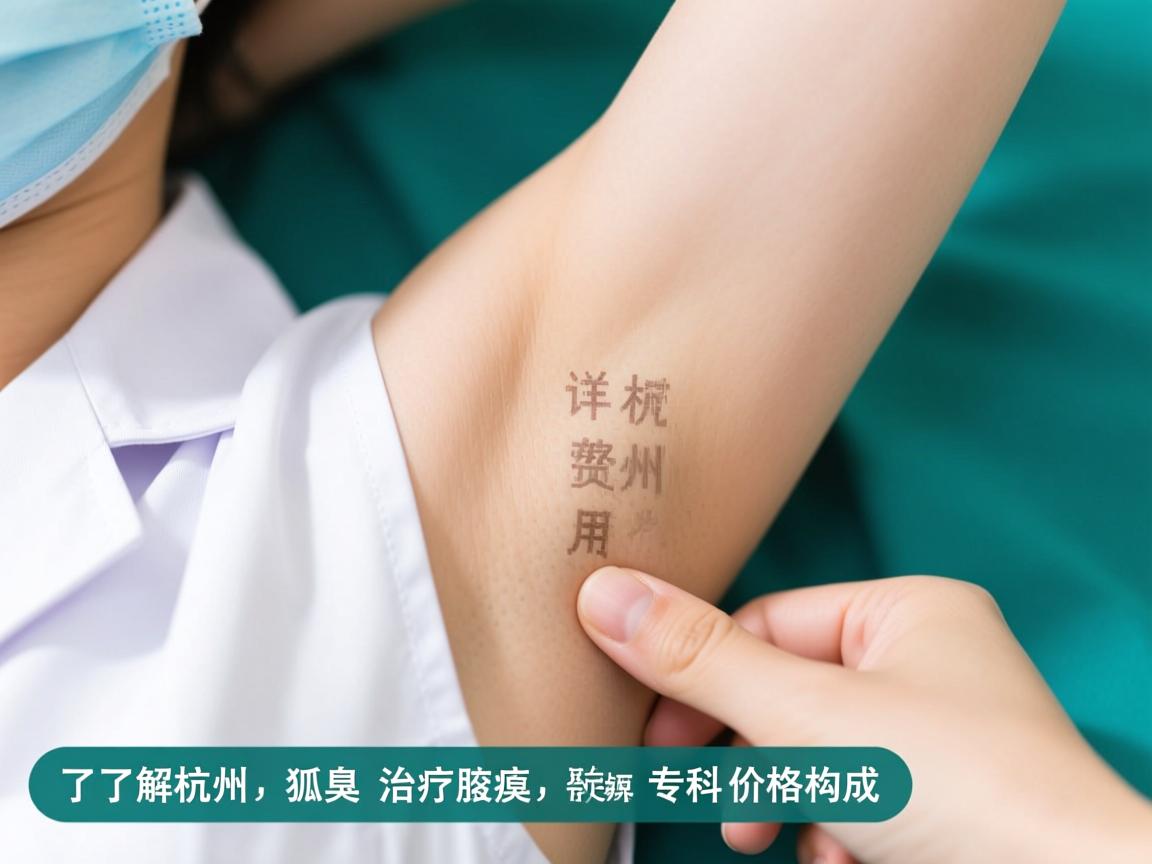 了解杭州狐臭治疗费用，详析杭州腋臭专科价格构成