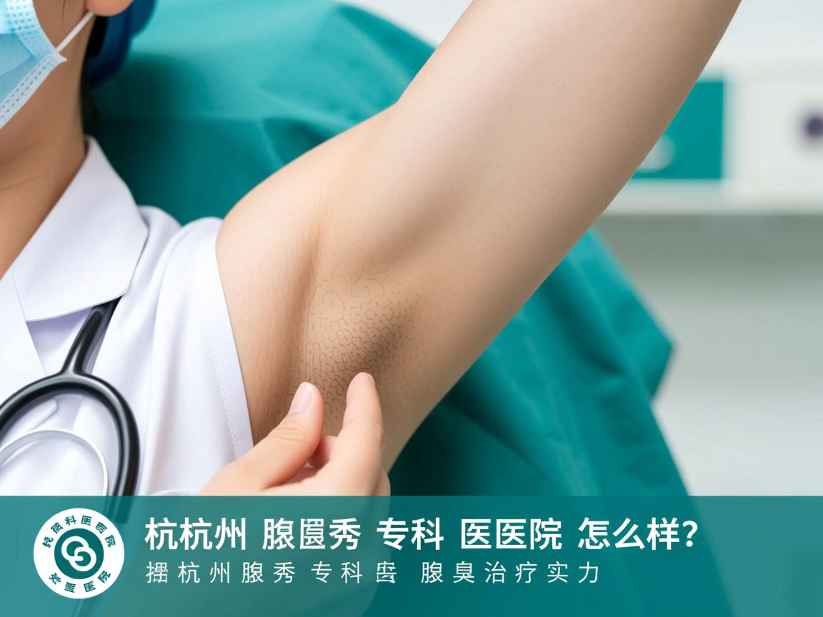 杭州腋秀专科医院怎么样？深度解析杭州腋秀专科医院的腋臭治疗实力