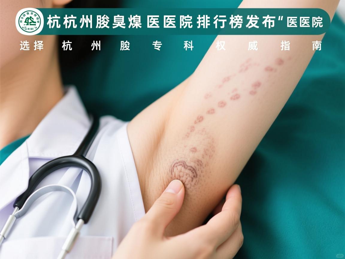 杭州腋臭医院排行榜发布，选择杭州腋臭专科医院的权威指南