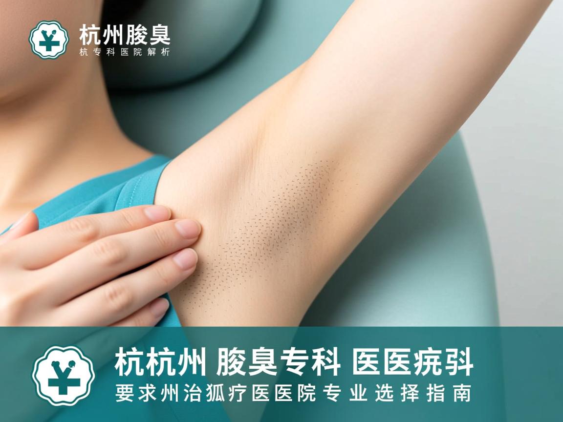 杭州腋臭专科医院解析，杭州治狐臭医院的专业选择指南