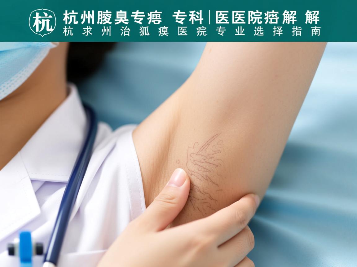 杭州腋臭专科医院解析，杭州治狐臭医院的专业选择指南