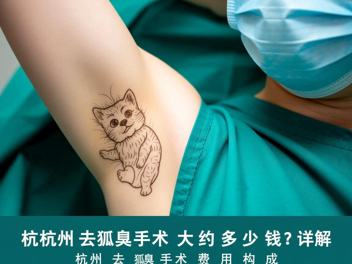 杭州去狐臭手术大约多少钱？详解杭州去狐臭手术费用构成