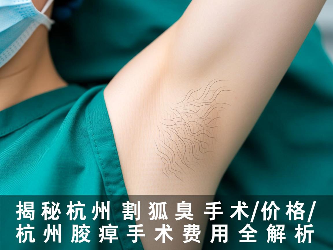 揭秘杭州割狐臭手术价格，杭州腋臭手术费用全解析