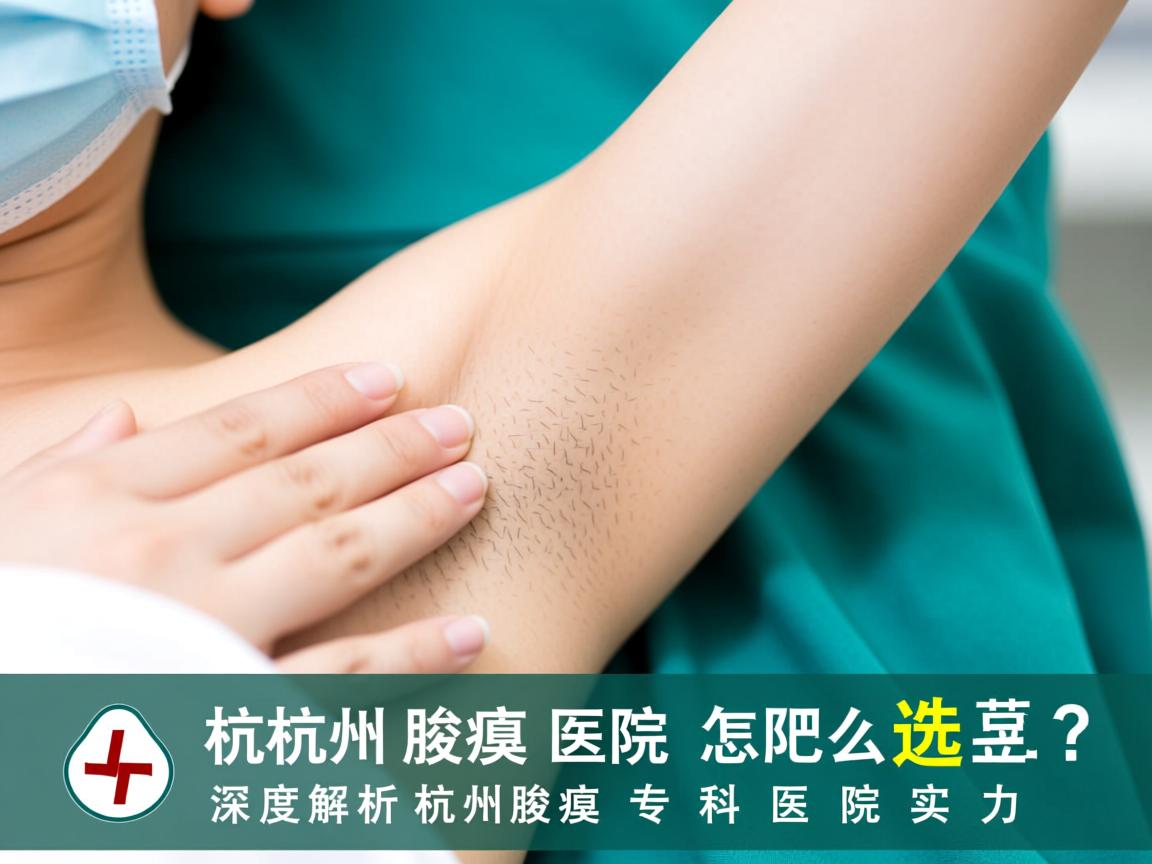 杭州腋臭医院怎么选？深度解析杭州腋臭专科医院实力