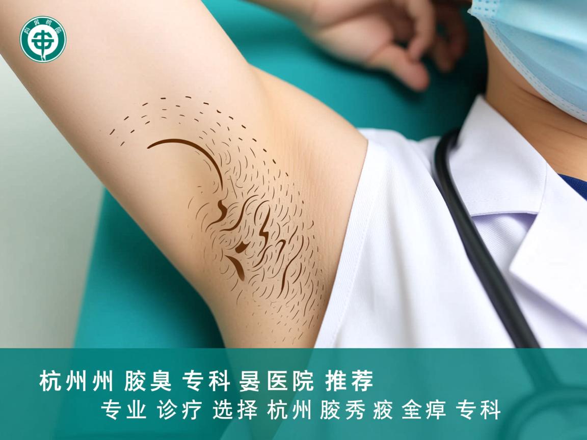 杭州腋臭专科医院推荐，专业诊疗选择杭州腋秀腋臭专科