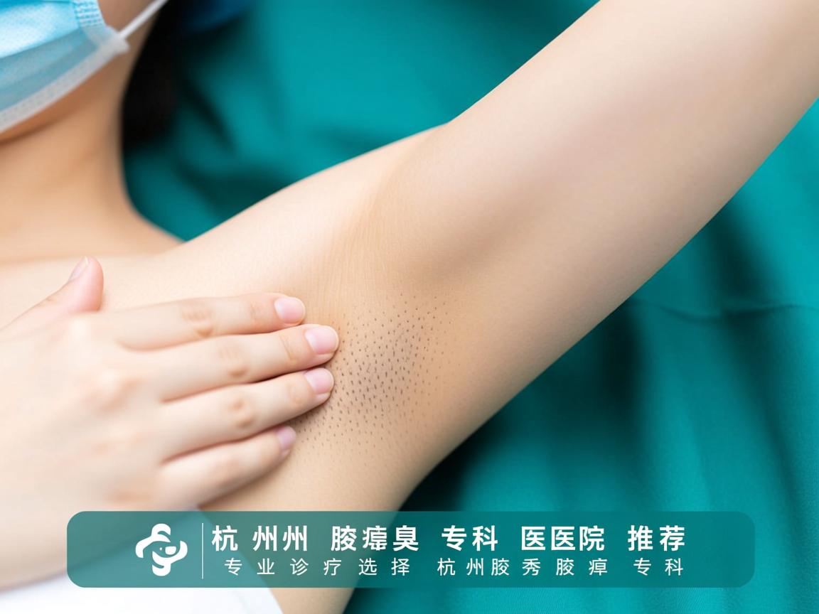 杭州腋臭专科医院推荐，专业诊疗选择杭州腋秀腋臭专科