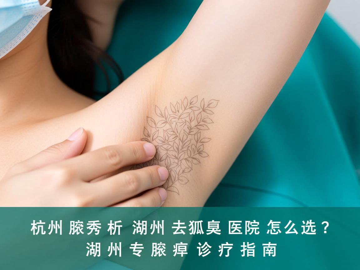 杭州腋秀解析，湖州去狐臭医院怎么选？湖州专业腋臭诊疗指南