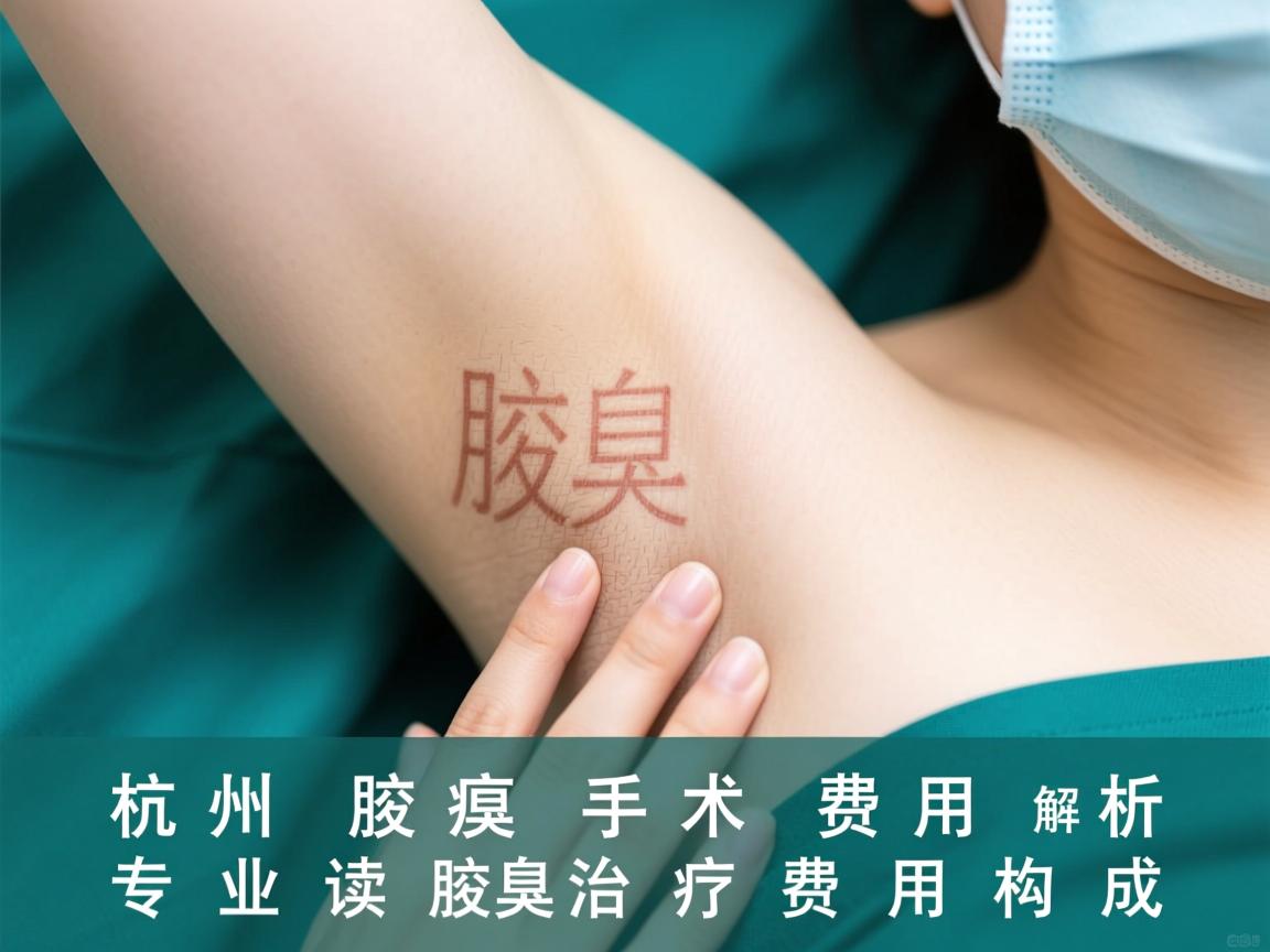 杭州腋臭手术费用解析，专业解读腋臭治疗费用构成