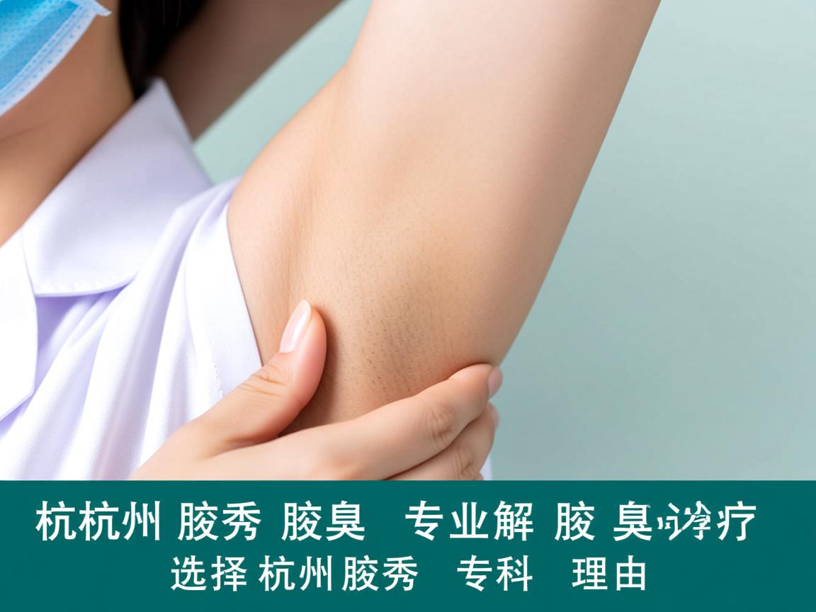 杭州腋秀腋臭专科，专业解读腋臭诊疗，选择杭州腋秀专科的理由