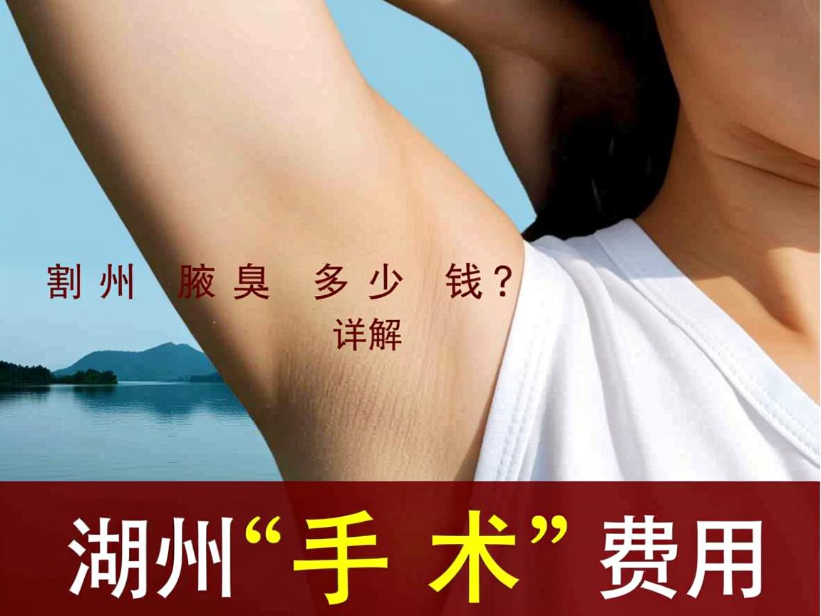 在湖州割腋臭多少钱？详解湖州腋臭手术费用