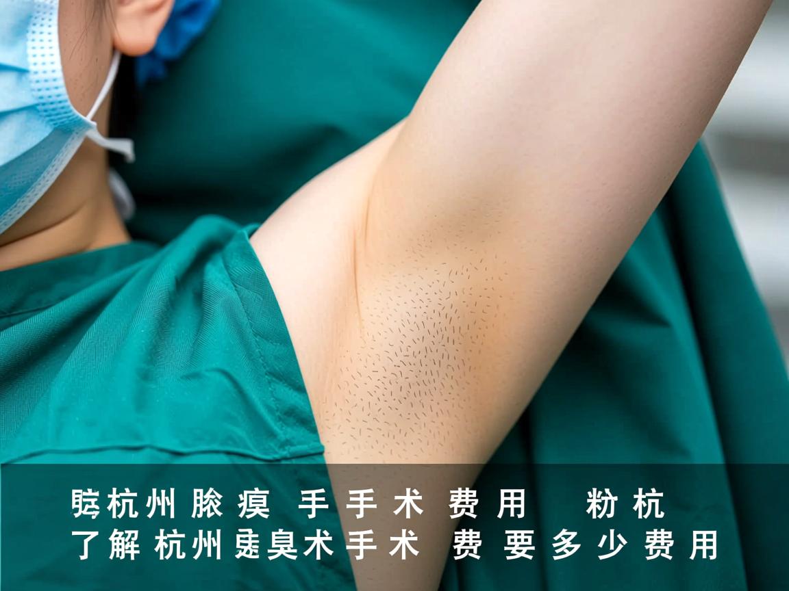 杭州腋臭手术费用解析，了解杭州腋臭手术要多少费用