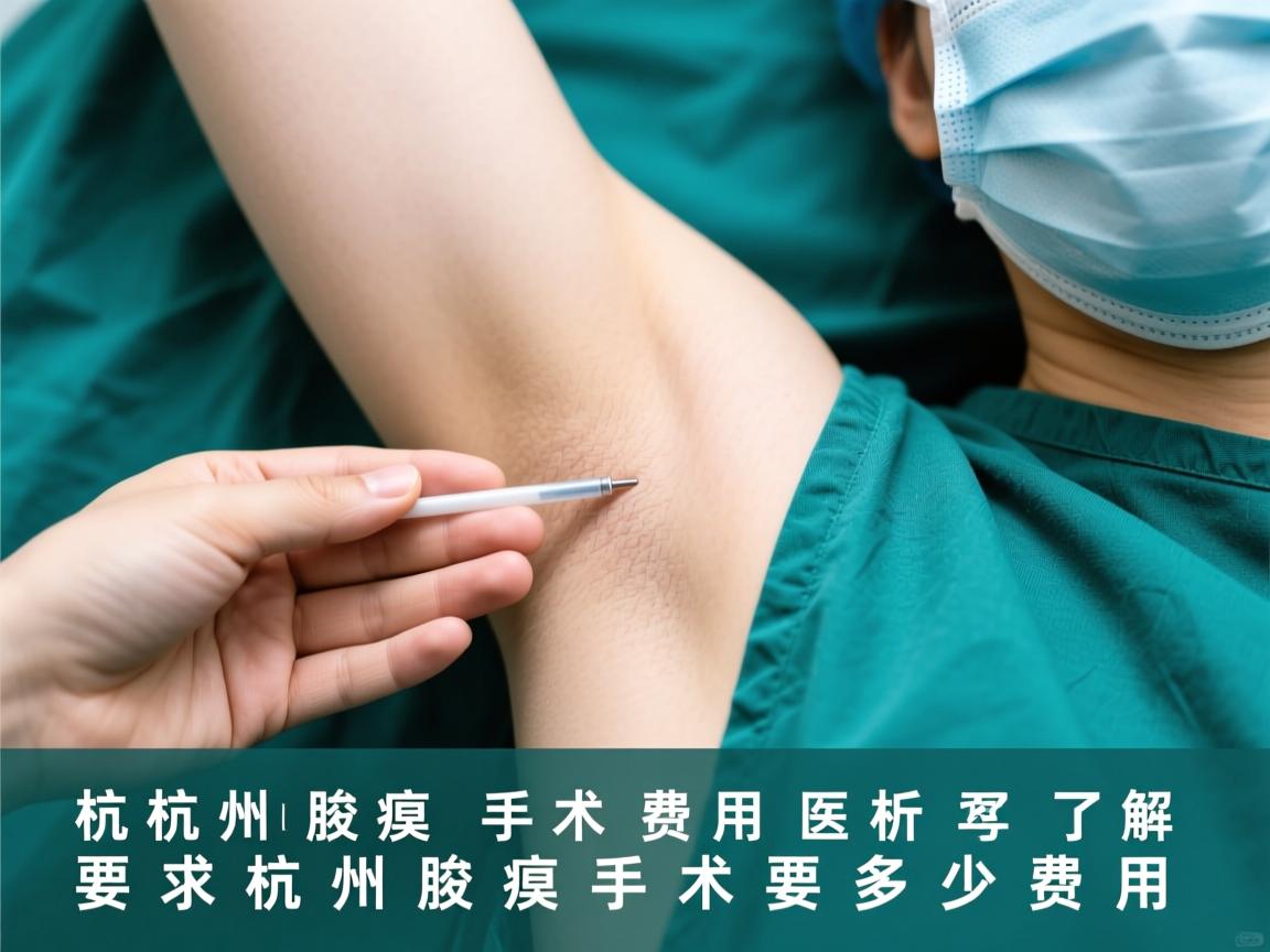 杭州腋臭手术费用解析，了解杭州腋臭手术要多少费用
