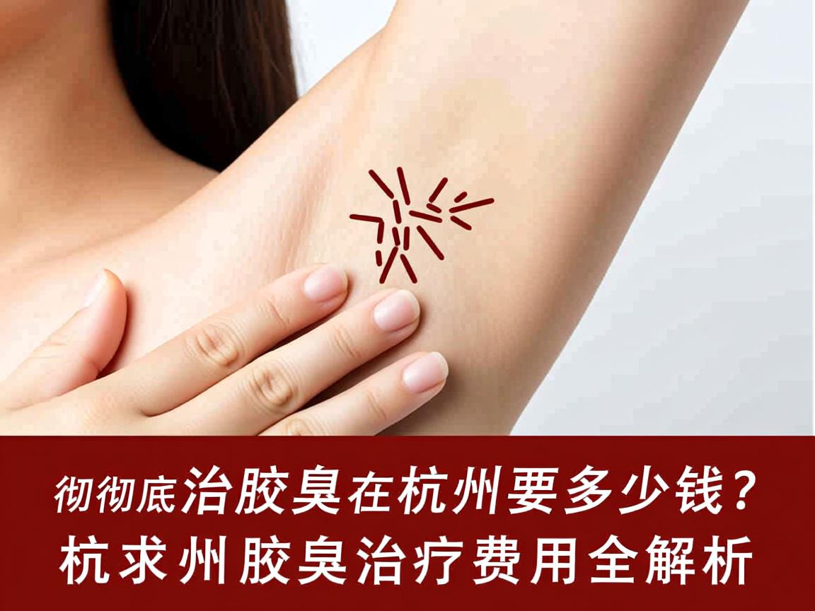 彻底治腋臭在杭州要多少钱？杭州腋臭治疗费用全解析