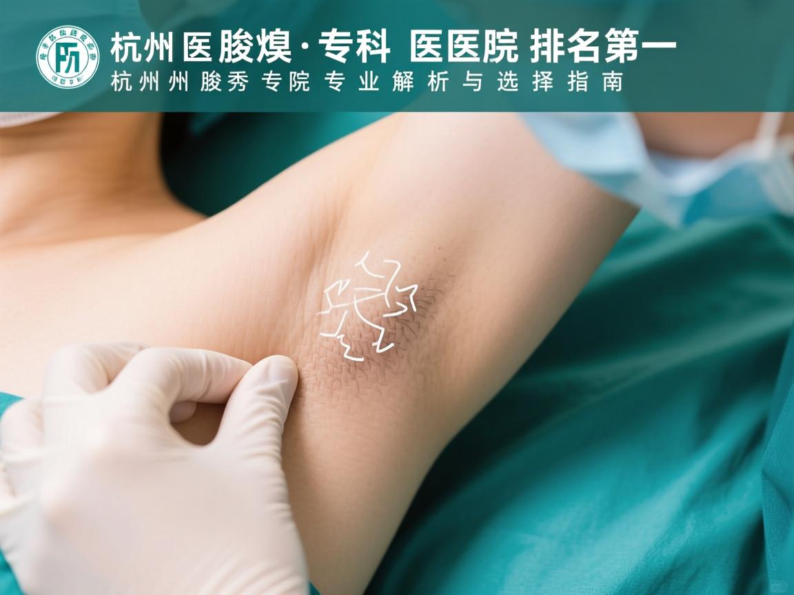 杭州腋臭专科医院排名第一，杭州腋秀腋臭专科医院的专业解析与选择指南