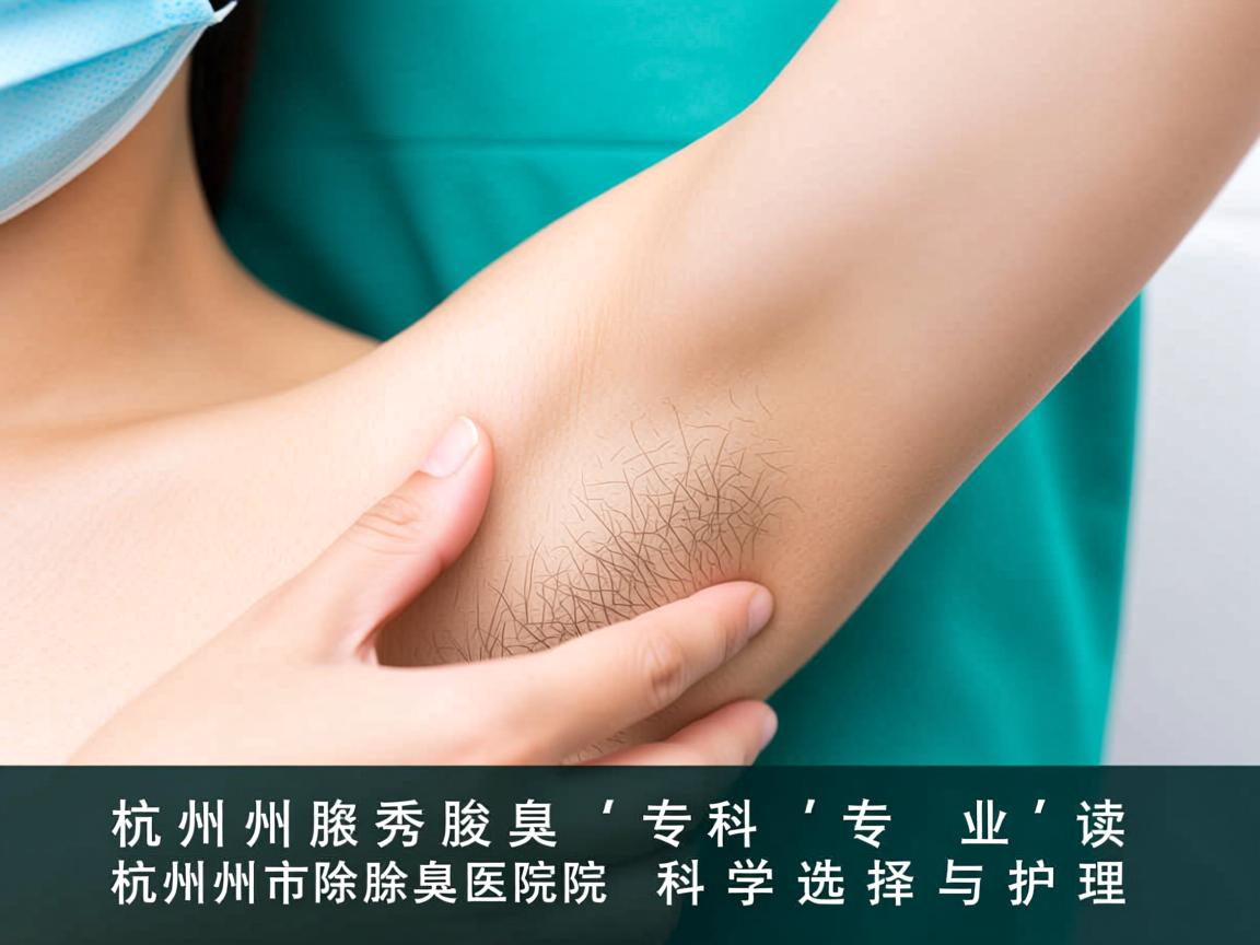 杭州腋秀腋臭专科，专业解读杭州市除腋臭医院的科学选择与护理