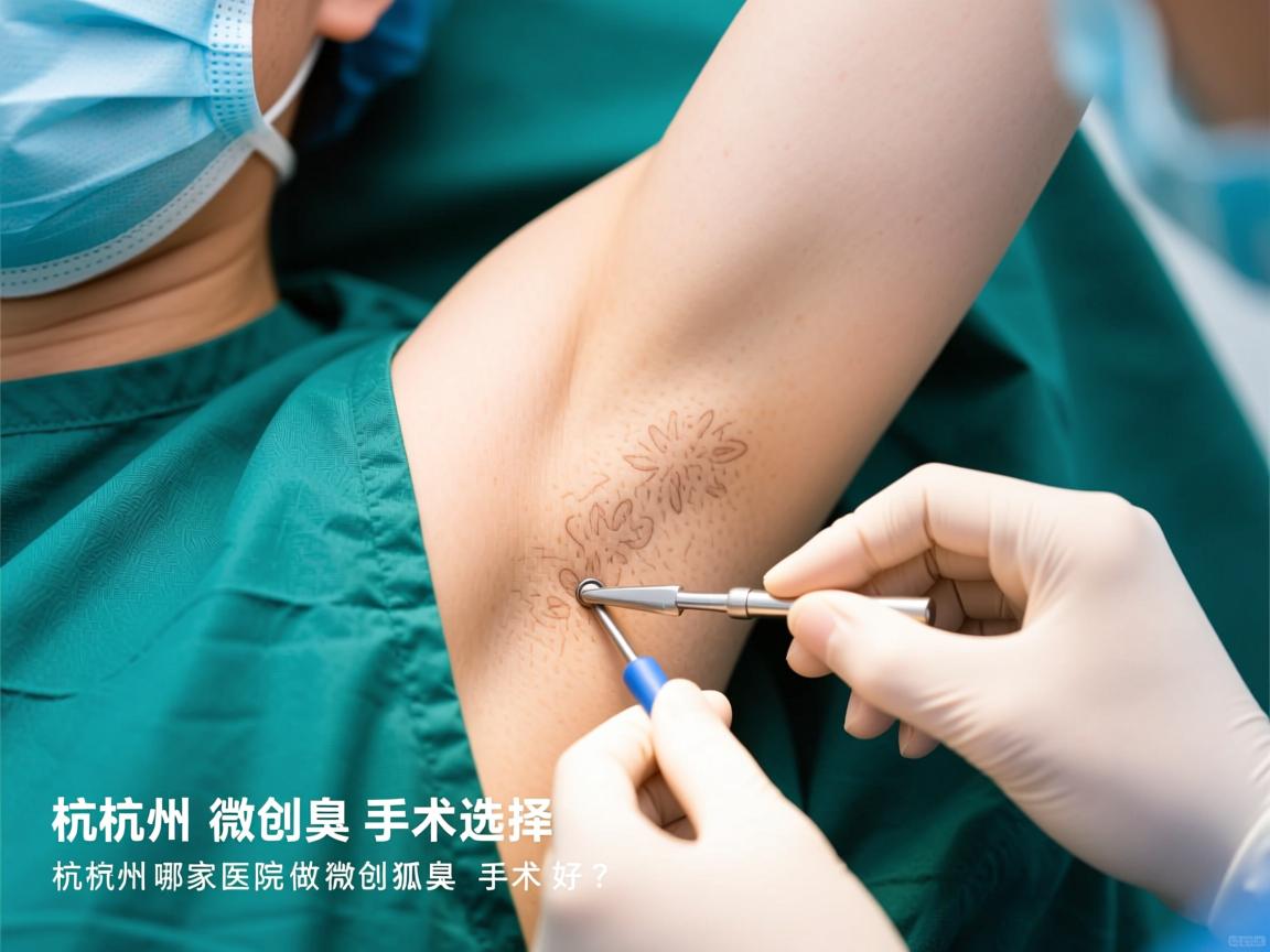 杭州微创狐臭手术选择，杭州哪家医院做微创狐臭手术好？