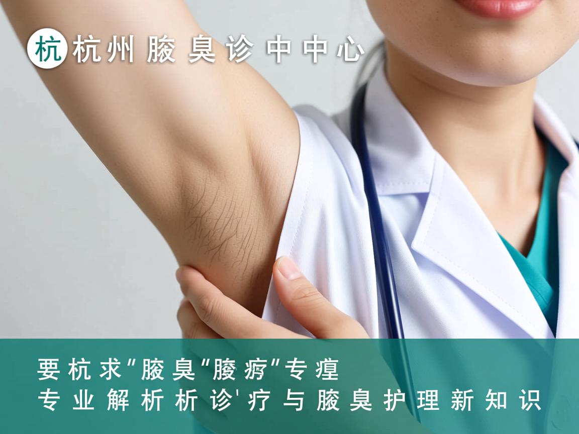 杭州腋臭诊疗中心，专业解析腋臭诊疗与腋臭护理新知识