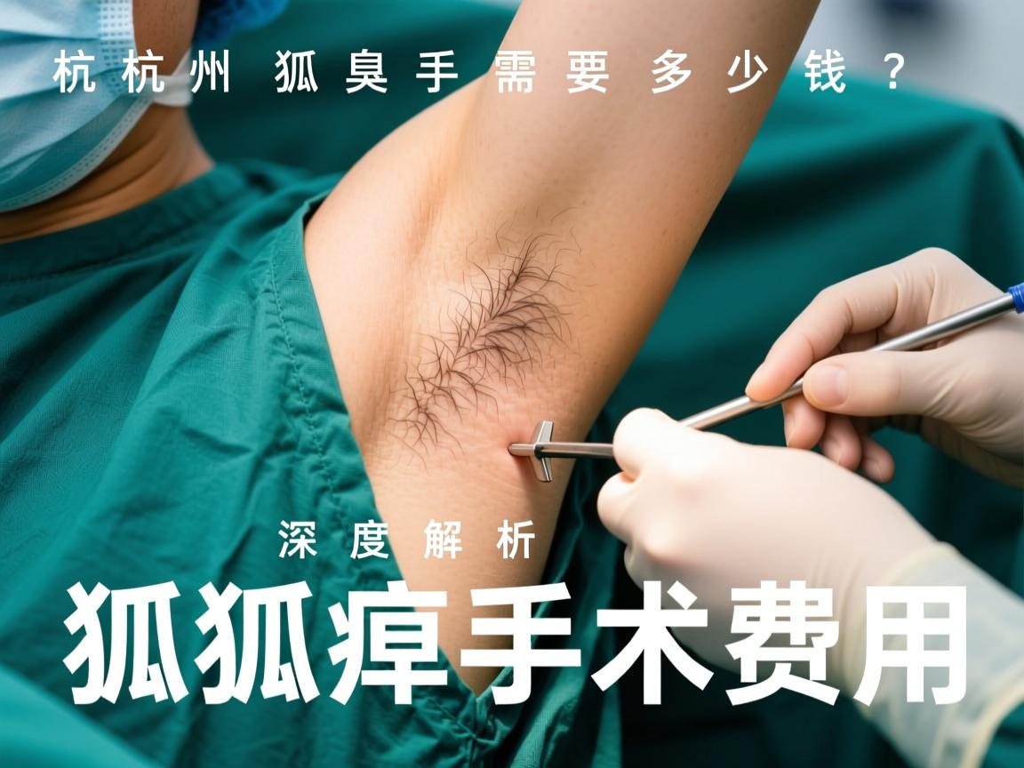 杭州狐臭手术需要多少钱？深度解析杭州狐臭手术费用
