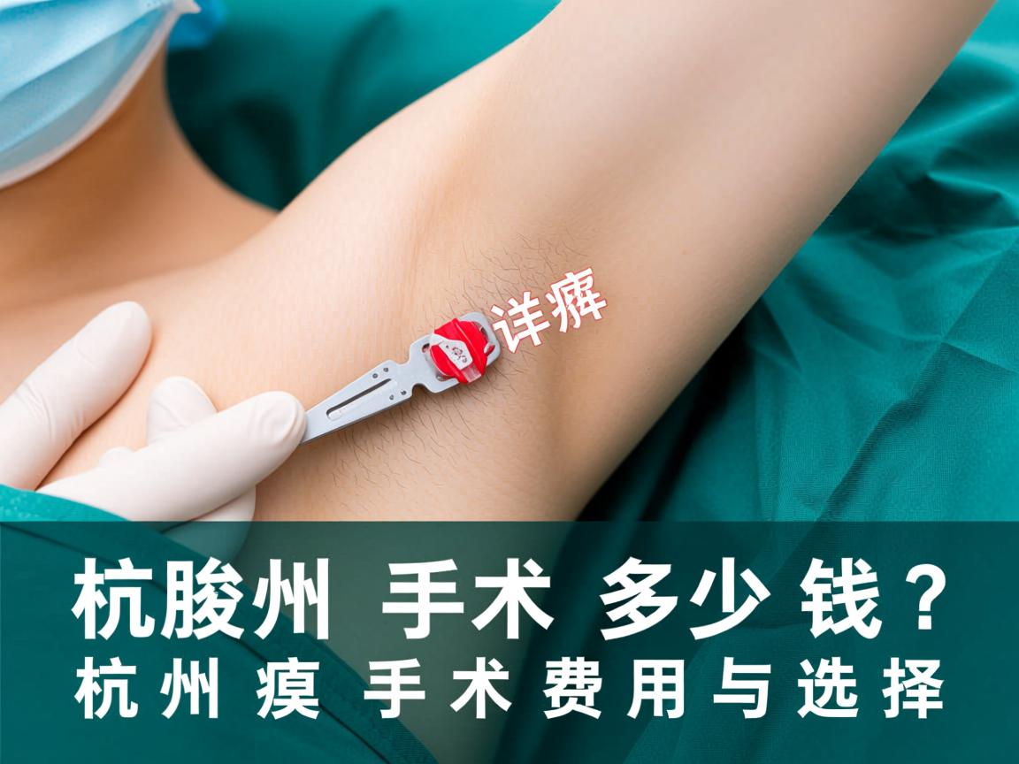 杭州腋臭手术多少钱?详解杭州腋臭手术费用与选择 杭州腋臭手术多少钱?详解杭州腋臭手术费用与选择