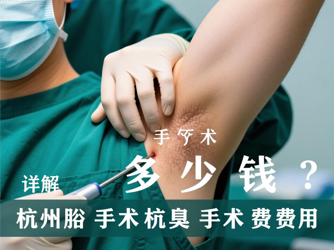 杭州腋臭手术多少钱?详解杭州腋臭手术费用 杭州腋臭手术多少钱?详解杭州腋臭手术费用