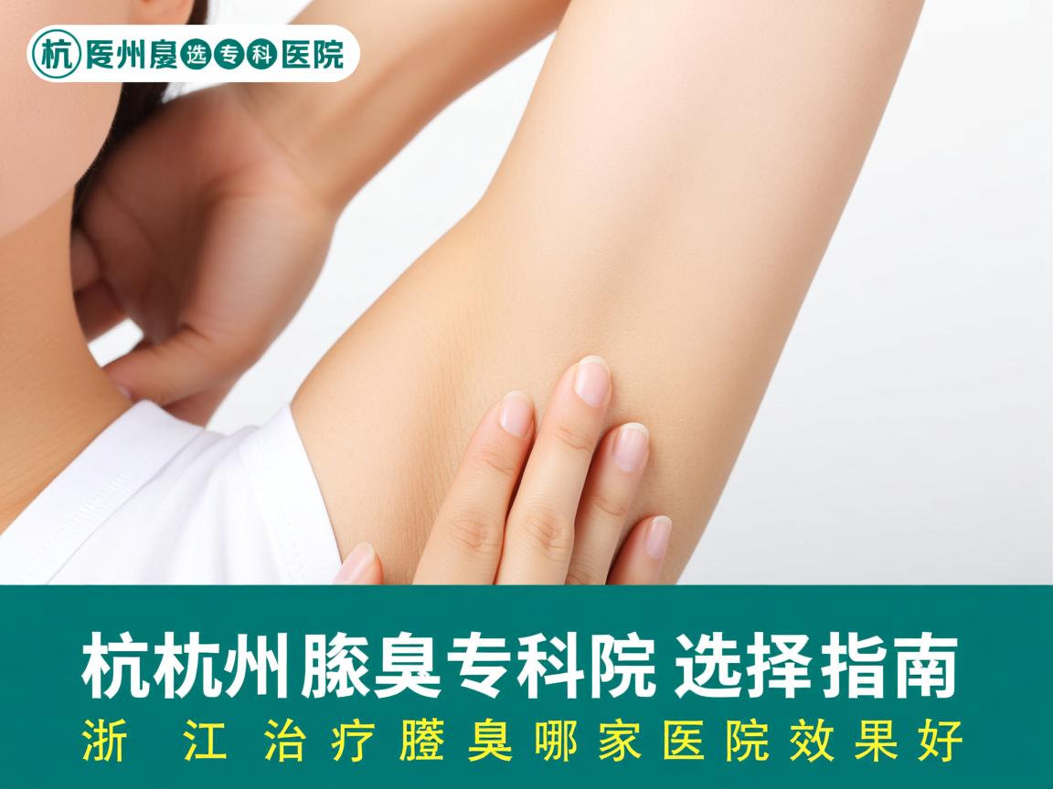 杭州腋臭专科医院选择指南,浙江治疗腋臭哪家医院效果好 杭州腋臭专科医院选择指南,浙江治疗腋臭哪家医院效果好