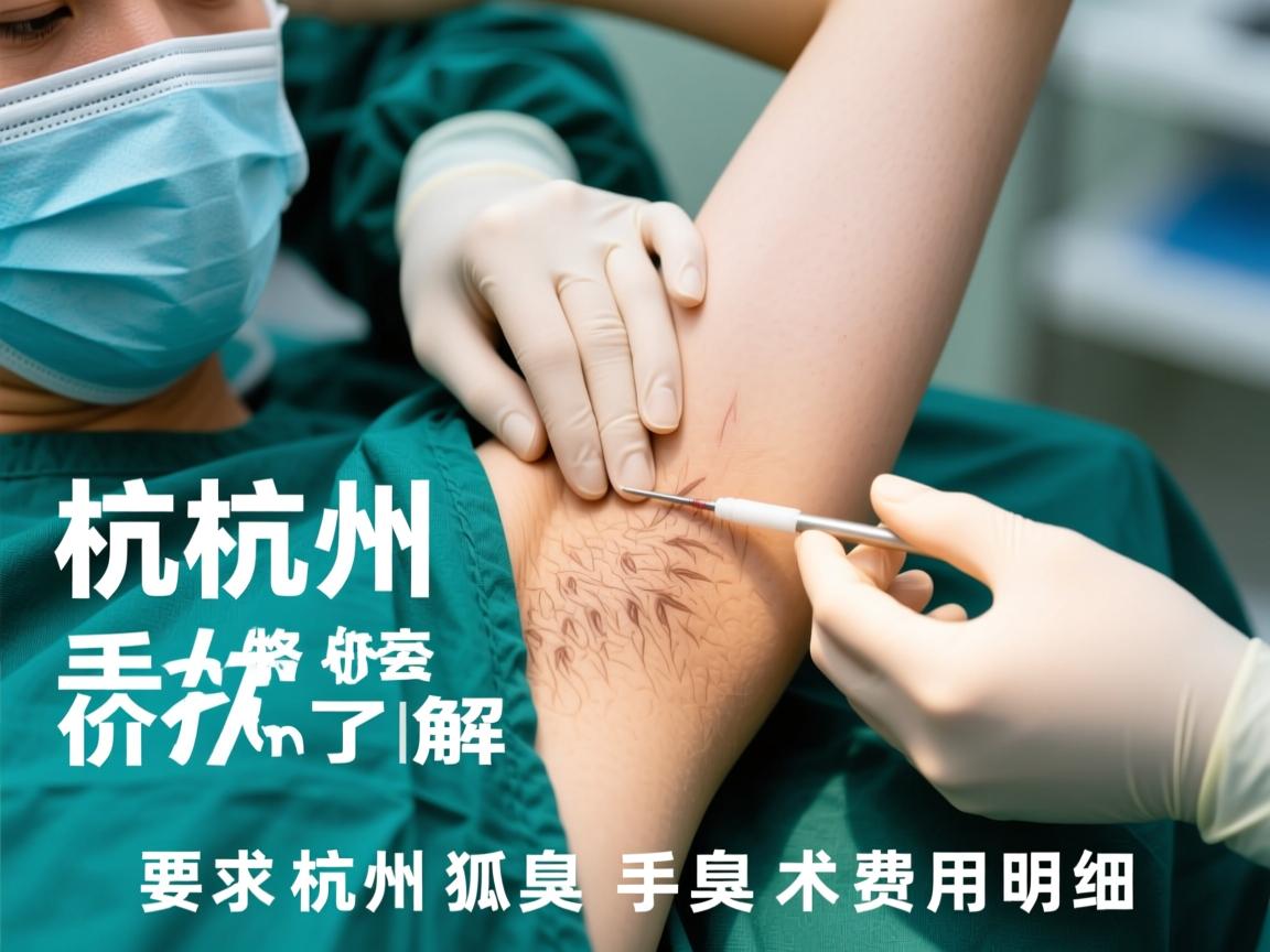 杭州狐臭手术价格解析,了解杭州狐臭手术费用明细 杭州狐臭手术价格解析,了解杭州狐臭手术费用明细