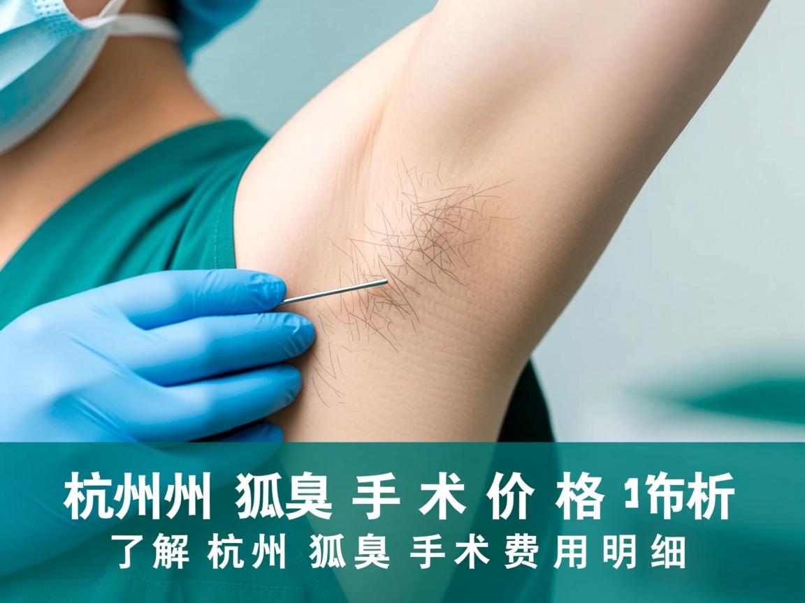 杭州狐臭手术价格解析,了解杭州狐臭手术费用明细 杭州狐臭手术价格解析,了解杭州狐臭手术费用明细