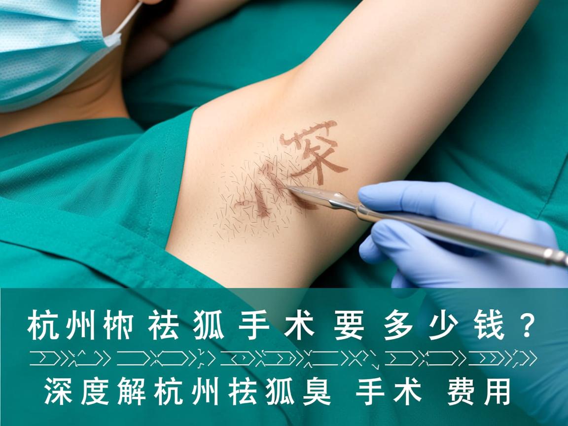 杭州祛狐臭手术要多少钱？深度解析杭州祛狐臭手术费用