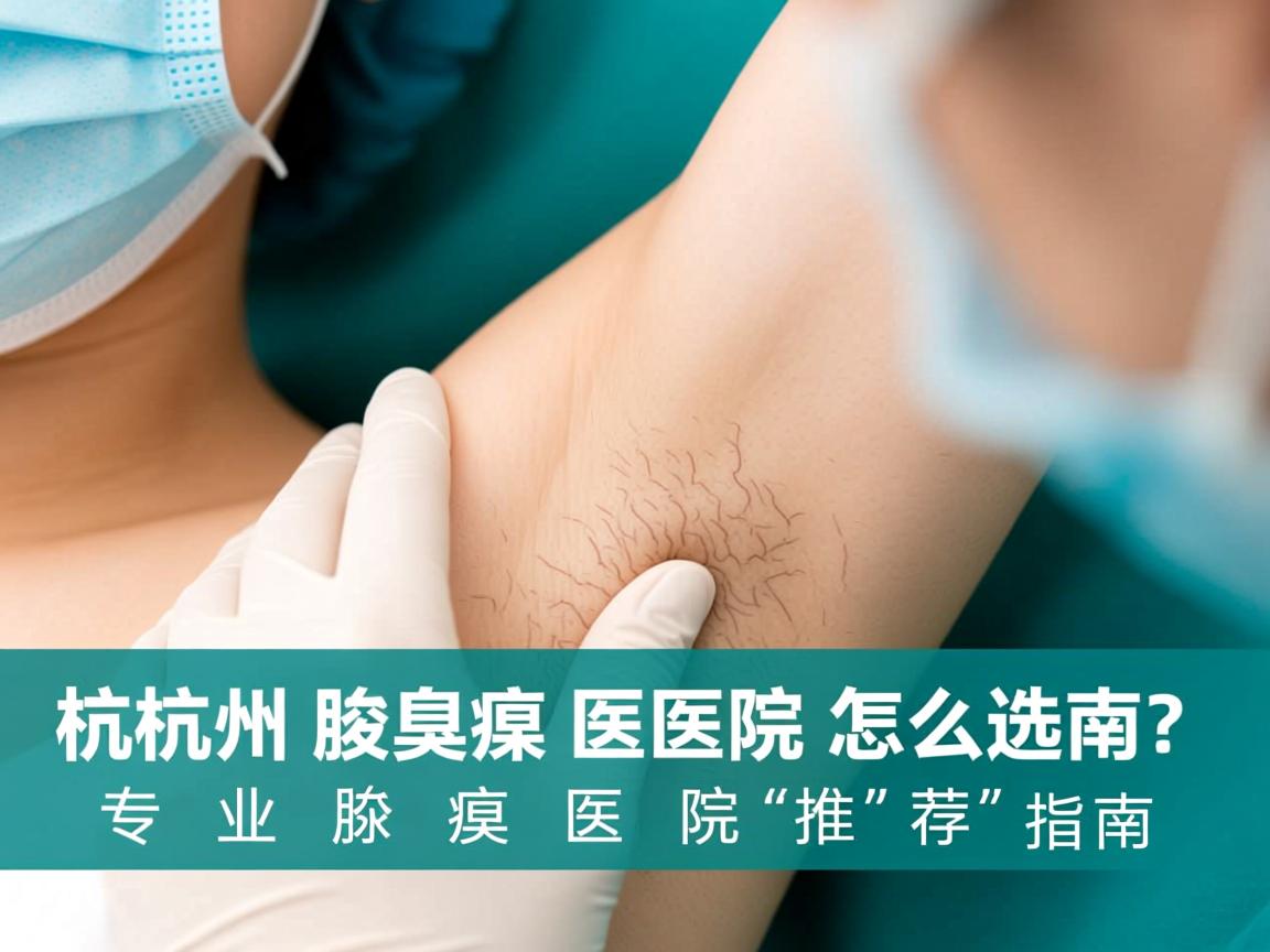 杭州腋臭医院怎么选?专业腋臭医院推荐指南 杭州腋臭医院怎么选?专业腋臭医院推荐指南