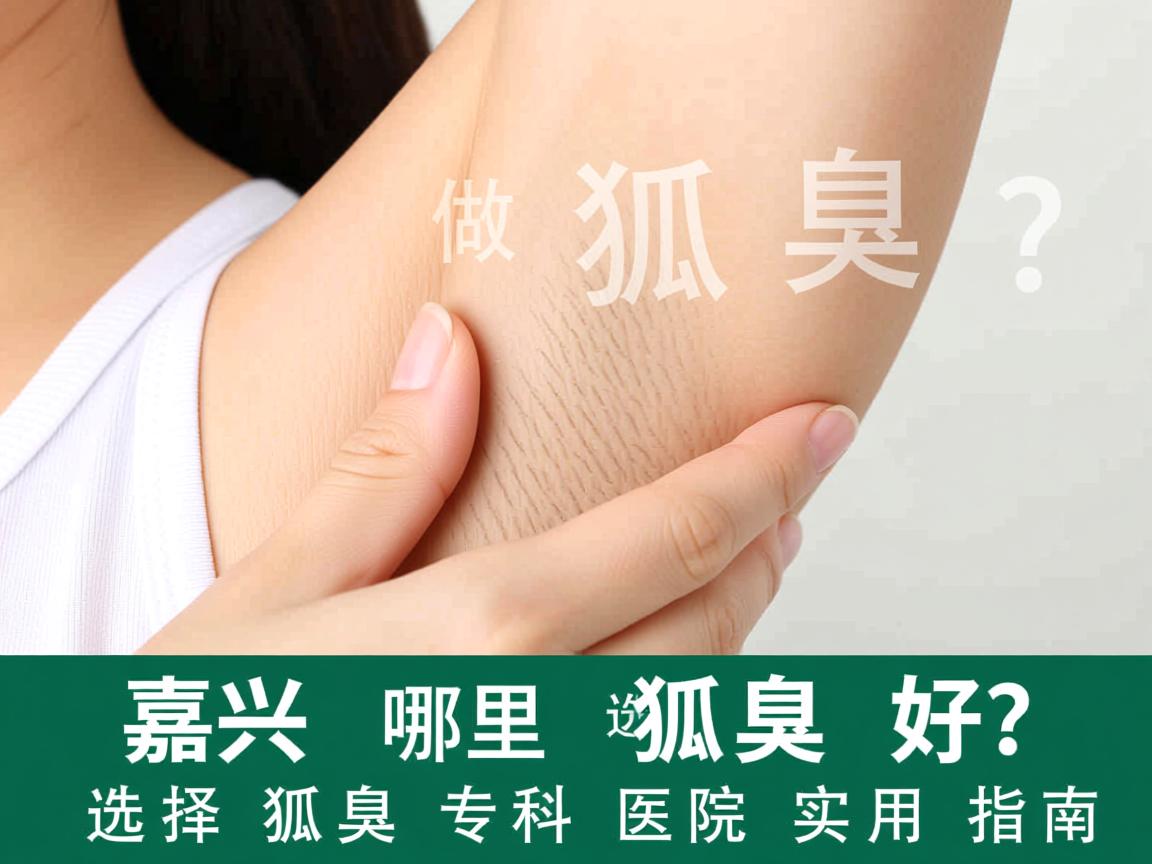嘉兴哪里做狐臭好？选择狐臭专科医院的实用指南