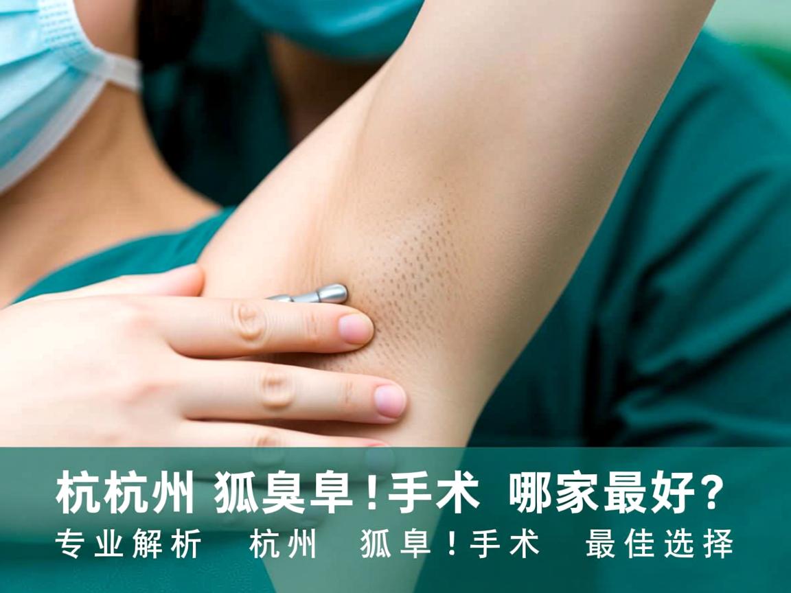 杭州狐臭手术哪家最好?专业解析杭州狐臭手术最佳选择 杭州狐臭手术哪家最好?专业解析杭州狐臭手术最佳选择