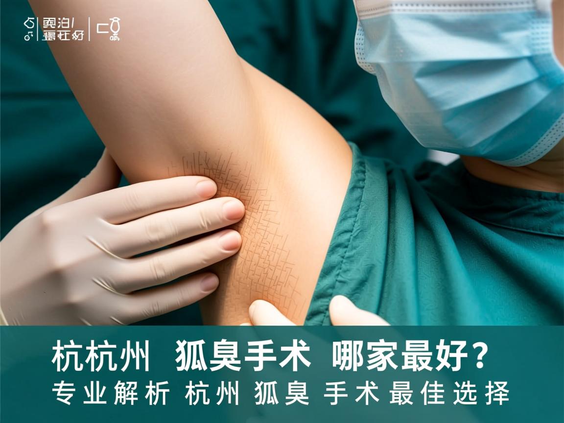 杭州狐臭手术哪家最好?专业解析杭州狐臭手术最佳选择 杭州狐臭手术哪家最好?专业解析杭州狐臭手术最佳选择