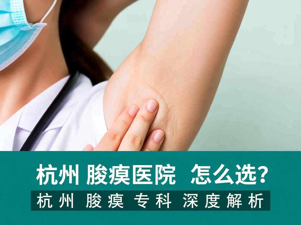 杭州腋臭医院怎么选?杭州腋臭专科深度解析 杭州腋臭医院怎么选?杭州腋臭专科深度解析
