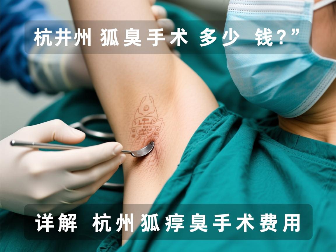 杭州狐臭手术多少钱?详解杭州狐臭手术费用 杭州狐臭手术多少钱?详解杭州狐臭手术费用
