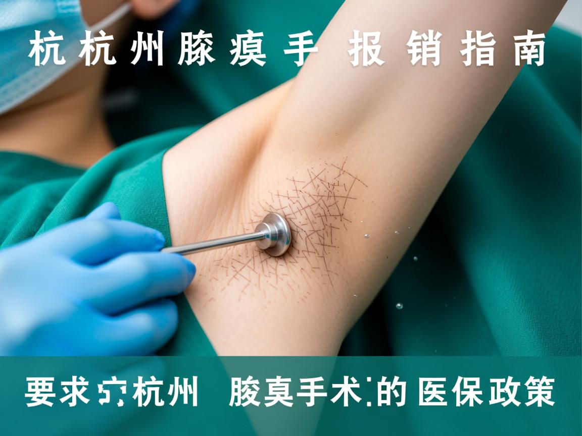 杭州腋臭手术报销指南，解析杭州腋臭手术的医保政策